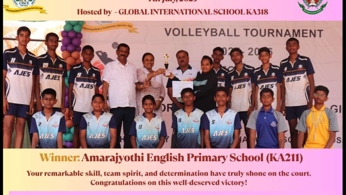 CISCE ZONAL LEVEL VOLLEYBALL TOURNAMENT