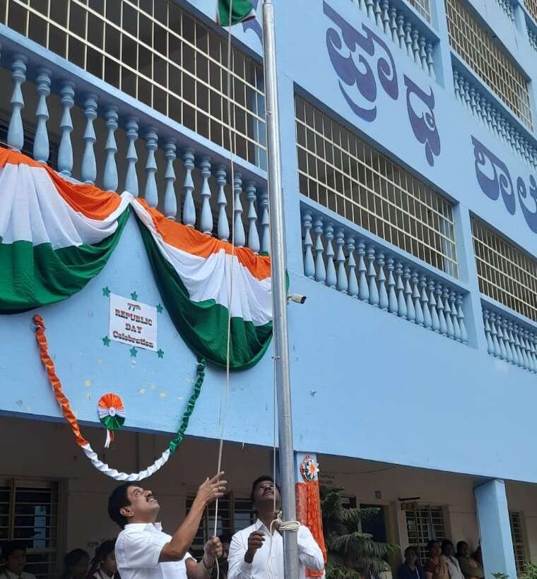 Republic Day Celebration at Amara Jyothi English Primary School