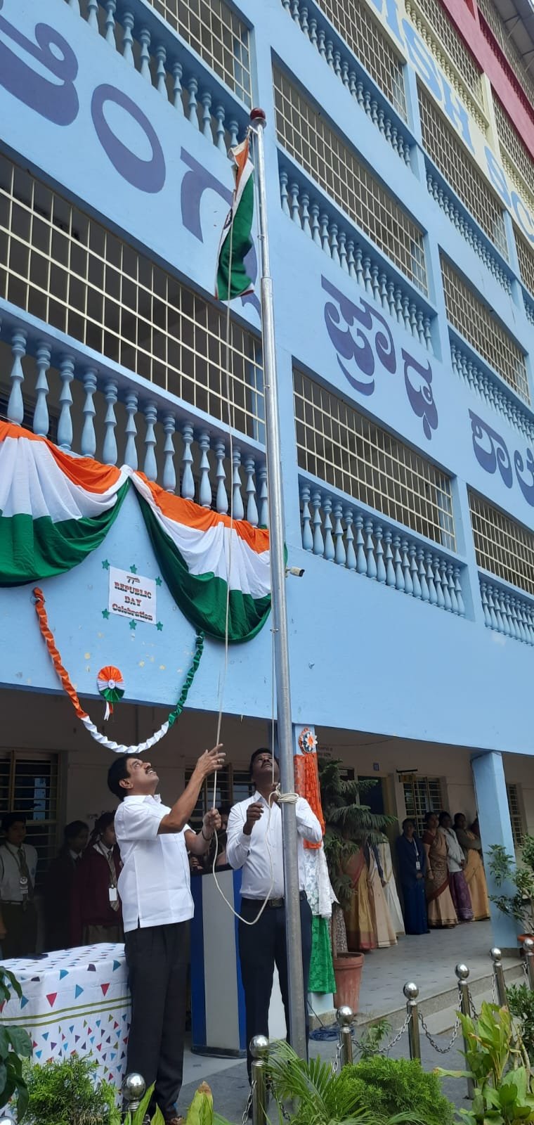 Republic Day Celebration at Amara Jyothi English Primary School